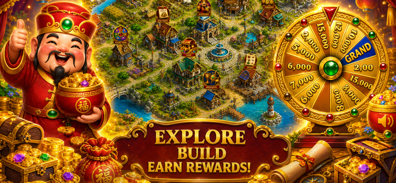 Explore, build, earn rewards